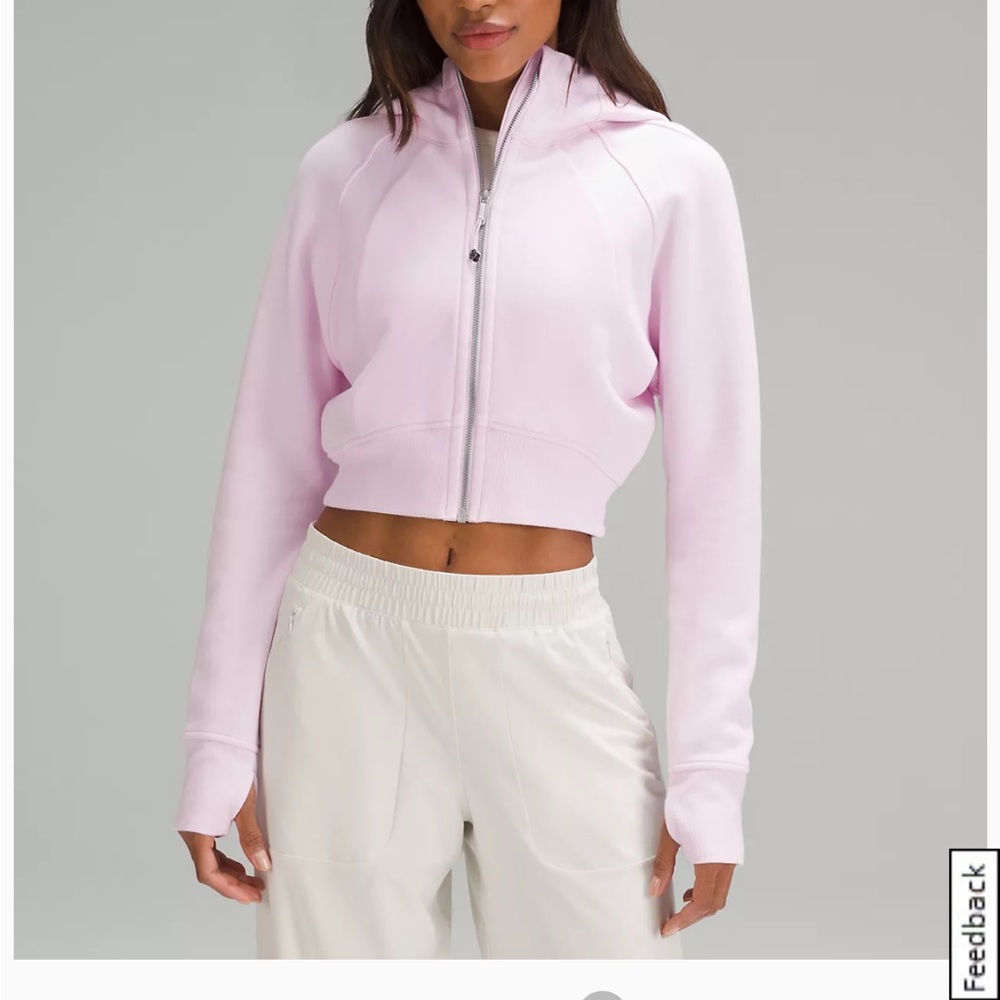 Lululemon Full Zip Cropped Scuba - Picture 2 of 2